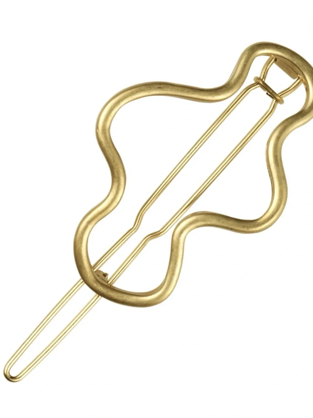 Kristin Ess Gold Decorative Hair Clip Set for Women